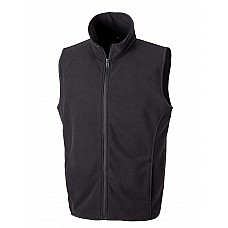 Black Microfleece Gilet