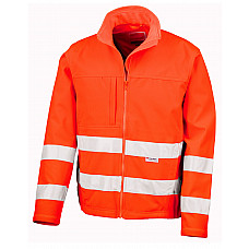 Hi Vis Orange Hi-Vis Soft Shell Jacket