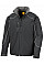 Black Hooded Softshell Jacket