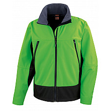 Vivid Green/Black Activity Softshell Jacket