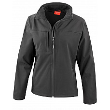 Black Women's Classic Softshell Jacket