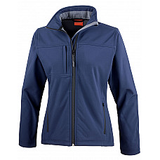 Navy Women's Classic Softshell Jacket