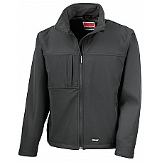 Black Men's Classic Softshell Jacket