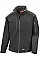 Black/Black Ripstop Softshell Workwear Jacket with CORDURA®