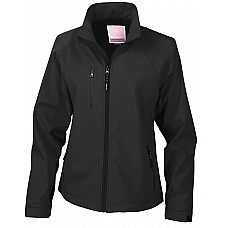 Black Women's Base Layer Softshell Jacket