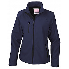 Navy Women's Base Layer Softshell Jacket