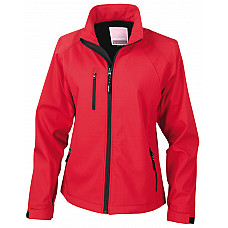 Red Women's Base Layer Softshell Jacket