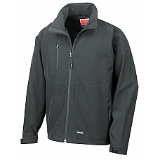 Black Men's Base Layer Softshell Jacket