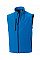 Azure Blue Men's Softshell Gilet