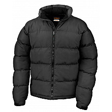 Black Men's Holkham Down Feel Jacket