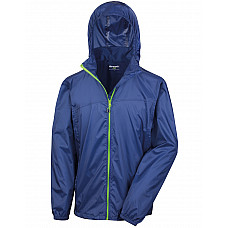 Navy/Lime HDi Quest Lightweight Stowable Jacket