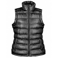 Black Ladies' Ice Bird Padded Gilet