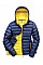 Navy/Yellow Ladies' Snow Bird Padded Jacket