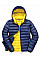 Navy/Yellow Men's Snow Bird Padded Jacket