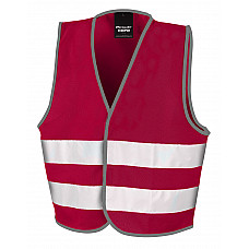 Burgundy Junior Enhanced Visibility Vest