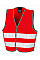 Red Junior Enhanced Visibility Vest