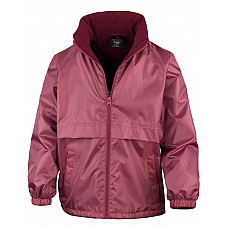 Burgundy Junior & Youth Microfleece Lined Jacket