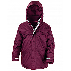 Burgundy Children's Winter Parka