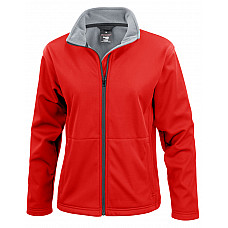 Red Women's Softshell Jacket