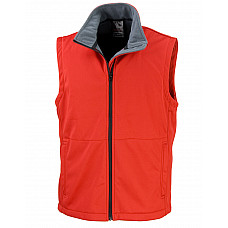 Red Softshell Bodywarmer