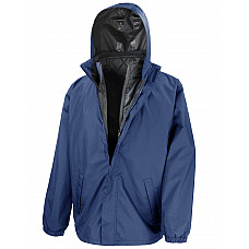 Navy 3-in-1 Jacket With Quilted Bodywarmer