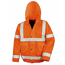 Hi Vis Orange Winter Blouson Jacket