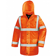 Hi Vis Orange Motorway Jacket