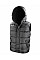 Black Nova Lux Padded Hooded Gilet