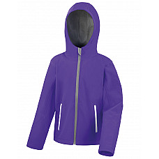 Purple/Grey Junior TX Performance Hooded Softshell