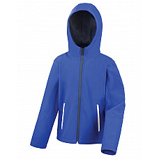 Royal/Navy Junior TX Performance Hooded Softshell