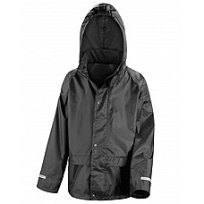 Black Junior Rain Jacket