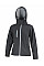 Black/ Grey Women's TX Performance Hooded Softshell Jacket