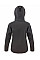 Black/ Grey Women's TX Performance Hooded Softshell Jacket