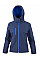 Navy/Royal Women's TX Performance Hooded Softshell Jacket