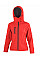 Red/Black Women's TX Performance Hooded Softshell Jacket