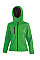 Vivid Green/Black Women's TX Performance Hooded Softshell Jacket