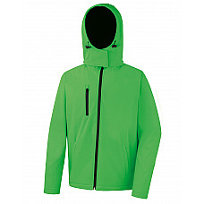 Vivid Green/Black Men's TX Performance Hooded Softshell Jacket