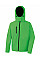 Vivid Green/Black Men's TX Performance Hooded Softshell Jacket