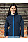 White/Black Ladies' Printable Softshell Jacket