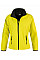 Yellow/Black Ladies' Printable Softshell Jacket