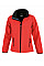 Red/Black Ladies' Printable Softshell Jacket