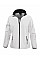 White/Black Ladies' Printable Softshell Jacket