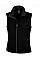 Black/Black Ladies' Printable Softshell Bodywarmer