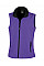 Purple/Black Ladies' Printable Softshell Bodywarmer