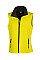 Yellow/Black Ladies' Printable Softshell Bodywarmer