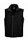 Black/Black Men's Printable Softshell Bodywarmer