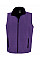 Purple/Black Men's Printable Softshell Bodywarmer