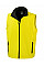 Yellow/Black Men's Printable Softshell Bodywarmer