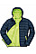 Navy/Lime Men's Soft Padded Jacket