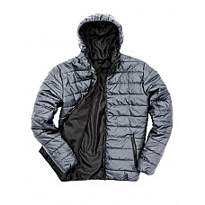 Frost Grey/ Black Men's Soft Padded Jacket